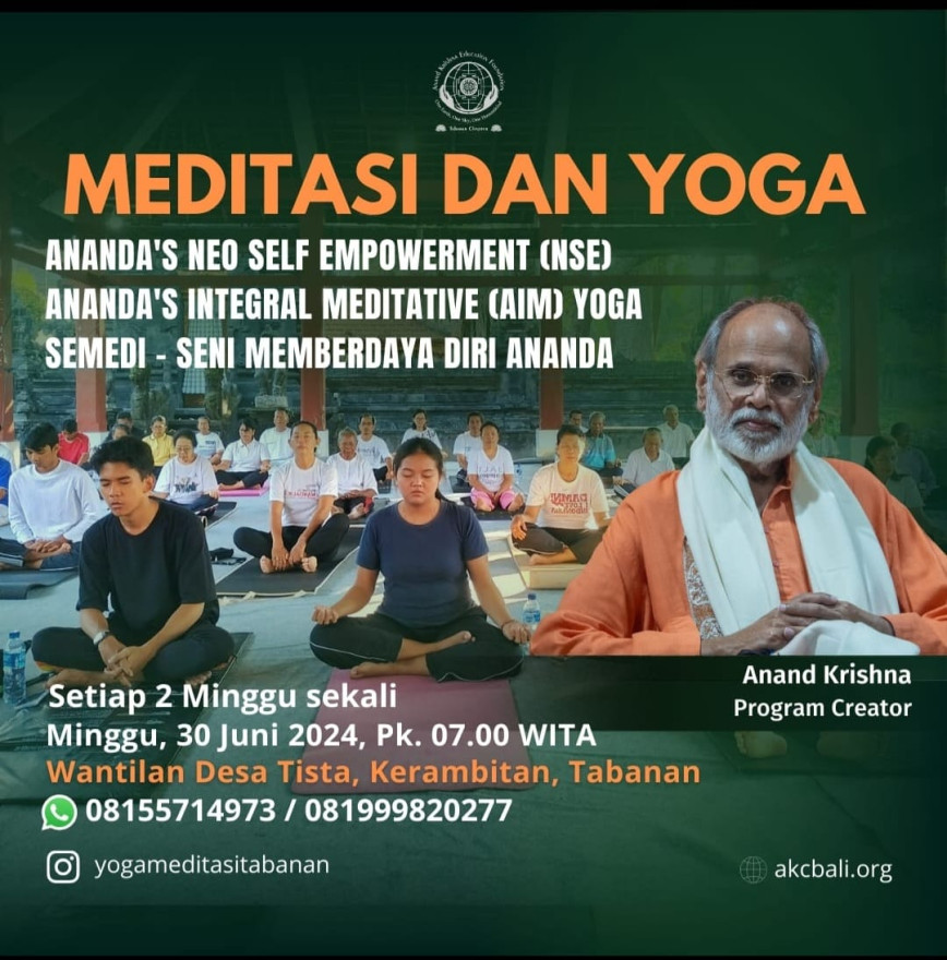 Jadwal Yoga dan Meditasi